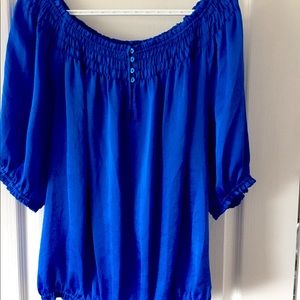 Gorgeous royal blue blouse